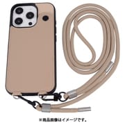 MD75549-3 [iPhone 16 Pro用 背面型ケース ストラップバイカラー BE]