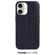 MD75553-1 [iPhone 16用 背面型ケース スタンドデニム ID]