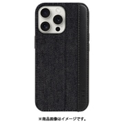 MD75554-2 [iPhone 16 Pro用 背面型ケース スタンドデニム BK]