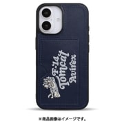 MD75563-3 [iPhone 16用 背面型ケース ポケット刺繍 NV]