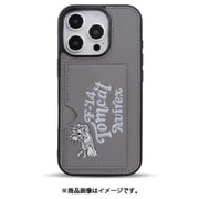 MD75564-2 [iPhone 16 Pro用 背面型ケース ポケット刺繍 GY]