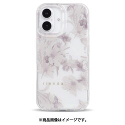 MD75570-1 [iPhone 16用 背面型ケース D.Flower くすみWH]