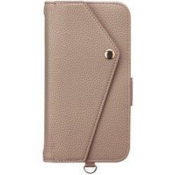 PG-24AFP16BE [iPhone 16用 ダブルフリップカバー ベージュ]