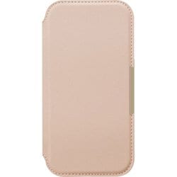 PG-24AGF06PK [iPhone 16用 ガラスフリップケース サフィアーノ調/ピンク]