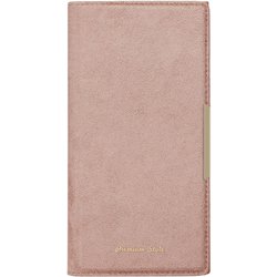 PG-24ACF06PK [iPhone 16用 クリアフリップケース スエード調/ピンク]