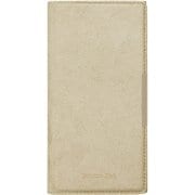 PG-24ACF08BE [iPhone 16用 クリアフリップケース スエード調/ベージュ]