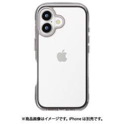 PG-24APTA01BK [iPhone 16用 エアクッションケース グラファイト]