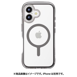 PG-24AMGPTA01BK [iPhone 16用 MagSafe対応 エアクッションケース グラファイト]