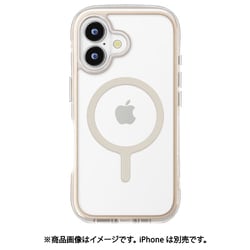 PG-24AMGPTA02BE [iPhone 16用 MagSafe対応 エアクッションケース モカ]