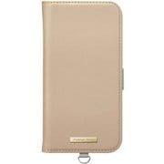 PG-24BFP04BE [iPhone 16 Pro用 フリップカバー サフィアーノ調/ベージュ]