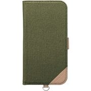 PG-24BFP12GR [iPhone 16 Pro用 フリップカバー キャンバス/カーキ]