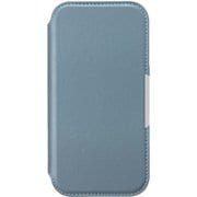PG-24BGF03BL [iPhone 16 Pro用 ガラスフリップケース ブルー]