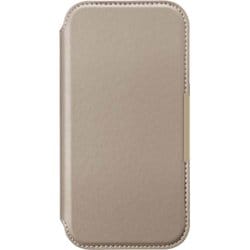 PG-24CGF02BE [iPhone 16 Plus用 ガラスフリップケース ベージュ]