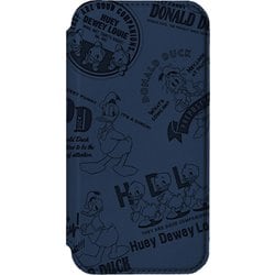 PG-D24AGF02DND [iPhone 16用 ガラスフリップケース ドナルドダック]