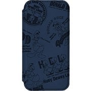 PG-D24BGF02DND [iPhone 16 Pro用 ガラスフリップケース ドナルドダック]