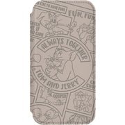 PG-W24BGF01TAJ [iPhone 16 Pro用 ガラスフリップケース トムとジェリー]