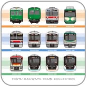 01497 東急電鉄 トレインコレクション タオルハンカチ