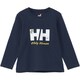 ロングスリーブ HHヘリーベアティー K L/S HH Helly Bear Tee HJ32460 オーシャンネイビー ON 130サイズ [アウトドア トップス 長袖 キッズ]