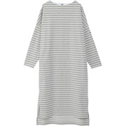 ロングスリーブ HHボーダーワンピース W L/S HH Border One Piece HW32417 ミックスグレー×アイボリー ZR Lサイズ [アウトドア カットソー レディース]