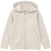 ロゴフルジップスウェットフーディー K Logo Full-zip Sweat Hoodie HJ32451 アイボリー IV 120サイズ [アウトドア パーカーキッズ]