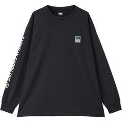 ロングスリーブHHアングラーティー ユニセックス カットソー ブラック（K） XLサイズ HH32455