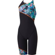 モナターンズパズルミニオープンバックニースキン Mona TurnS Puzzle Mini Openback Kneeskin STW12453 グリーン×ネクタリン(GN) Mサイズ [水着 レディース]
