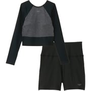ミニマムロングスリーブ SFW22450 ブラック K Mサイズ [水着 レディース]