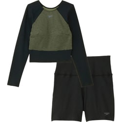 ミニマムロングスリーブ SFW22450 カーキミックス XH Mサイズ [水着 レディース]