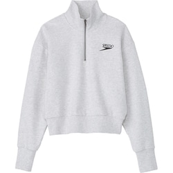 マイコンフィハーフジップスウェット My Comfy Half Zip Sweat SAW22471 グレーミックス GX Lサイズ [フィットネス ヨガ スウェット レディース]