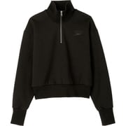 マイコンフィハーフジップスウェット My Comfy Half Zip Sweat SAW22471 ブラック K Mサイズ [フィットネス ヨガ スウェット レディース]