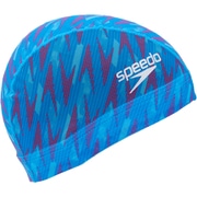 ブーンフローメッシュキャップ Boom Flow Mesh Cap SE12403 レッド×ブルー RB Mサイズ [スイミング キャップ]