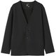 ネクリプス/ガーディガン NECLIPSE/ Cardigan KSU14141 ブラック(K) XSサイズ [アウトドア カーディガン ユニセックス]