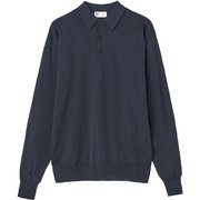コメリナ/ ロングスリーブポロ COMMELINA/L/S POLO KSU34343 ダークネイビー DN Mサイズ [アウトドア シャツ ユニセックス]
