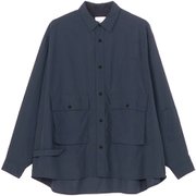 フォークス/ ロングスリーブユーティリティシャツ FORKS/ L/S Utility Shirt KSU34341 ダークネイビー(DN) Mサイズ [アウトドア シャツ ユニセックス]
