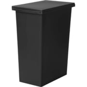 ゴミ箱 ユニード オープンペール 45L スリム 蓋付き 袋止め付き ブラック 幅26.5×奥行44×高さ56cm 日本製 2054