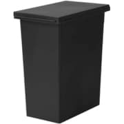 ゴミ箱 ユニード オープンペール 33L スリム 蓋付き 袋止め付き ブラック 幅24.5×奥行47.5×高さ47.5cm 日本製 2056