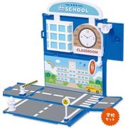 コンテナジオラマプルバックカー 学校