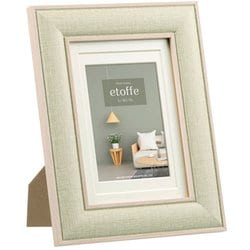 フォトフレーム Etoffe（エトフ） L/KG（ハガキ）/2Lサイズ グリーン FWETF-GR