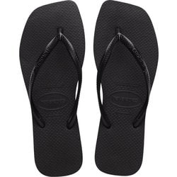 41483010090378 [ビーチサンダル Slim Square（スリム スクエア） Black 378（24/25cm） 正規輸入品]