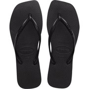 41483010090378 [ビーチサンダル Slim Square（スリム スクエア） Black 378（24/25cm） 正規輸入品]