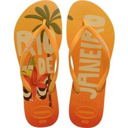 41489681740334 [ビーチサンダル Slim Postcard（スリム ポストカード） Pop Yellow 334（22cm） 正規輸入品]