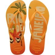 41489681740334 [ビーチサンダル Slim Postcard（スリム ポストカード） Pop Yellow 334（22cm） 正規輸入品]