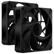 RS140 MAX 140mm PWM 厚型 FAN PCケースファン デュアルパック ブラック CO-9050175-WW
