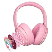 BuddyPhones COSMOS FUN Pink キッズ用ワイヤレスヘッドホン ハイブリッドアクティブノイズキャンセリング搭載 ピンク BT-BP-COSMOSF-PK