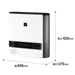 SHARP 加湿セラミックファンヒーター HX-TK12-T 2024年製 ファン