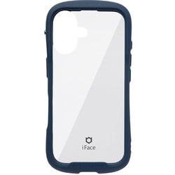 41-979631 [iPhone 16用 iFace Reflection 強化ガラスクリアケース ネイビー]