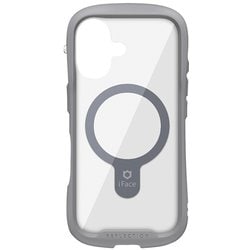41-980026 [iPhone 16用 iFace Reflection MagSynq 強化ガラスクリアケース グレー]