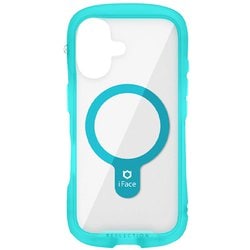 41-980217 [iPhone 16用 iFace Reflection Neo MagSynq 強化ガラスクリアケース クリアブルー]
