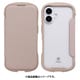41-980309 [iPhone 16用 iFace Reflection ダイアリー ポリカーボネート クリアケース 手帳型 ベージュ]