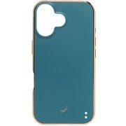 669-978917 [iPhone 16用 salisty マットカラー 耐衝撃 ハードケース ターコイズ]